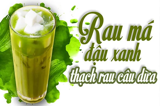 Công thức làm rau má đậu xanh thạch rau cầu dừa đặc biệt